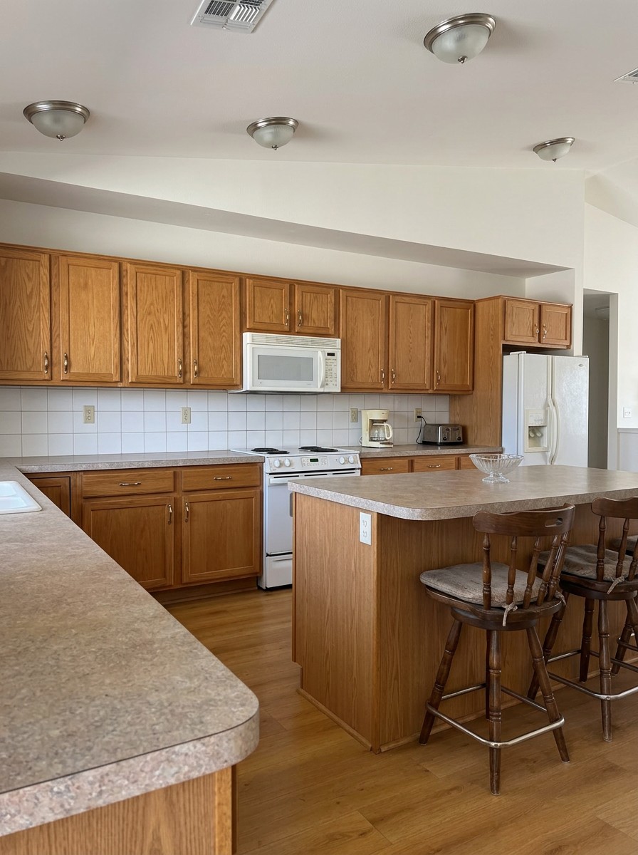 Before: original North Scottsdale kitchen